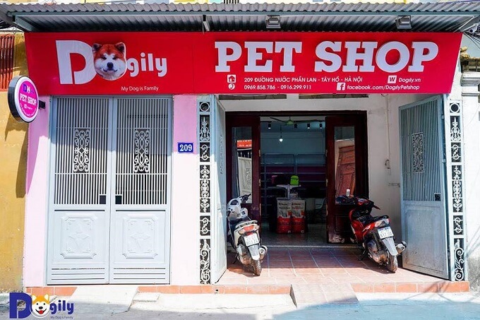 Cửa hàng của Dogily Petshop tại Hà Nội