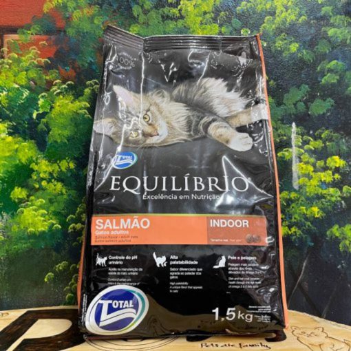 Thức ăn cao cấp Equilibrio dành cho mèo trưởng thành vị cá hồi Salmon Flavor 1,5kg